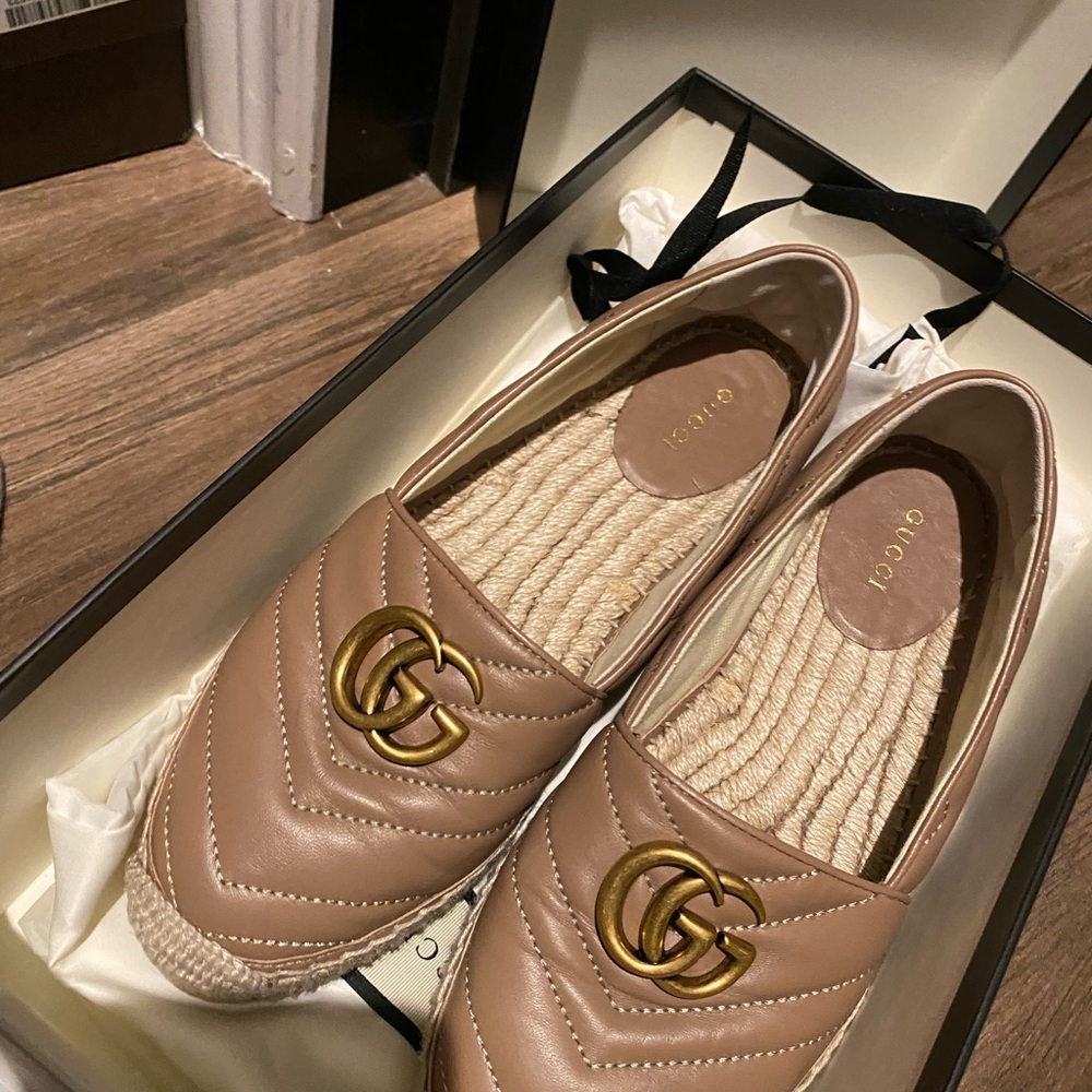 Gucci taupe espadrilles - Picture 4 of 9